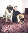 Zeke, Erika, and Marcy on the hotel room bed.jpg (68664 bytes)